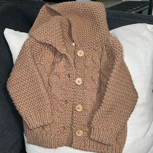 Knit cardigan for boy or girl